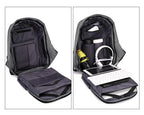 Multi-Functional Water Resistant USB Charging Computer Notebook Backpack Bag