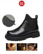 Men With Fashionable Personality And Elevated Martin Boots