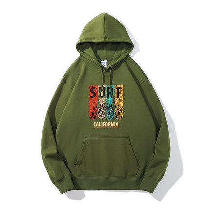 Men's Hoodie And Fleece Fashion Fall Jacket For Couples