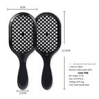 Hollow Comb Dry Wet Dual Purpose Honeycomb Hairdressing