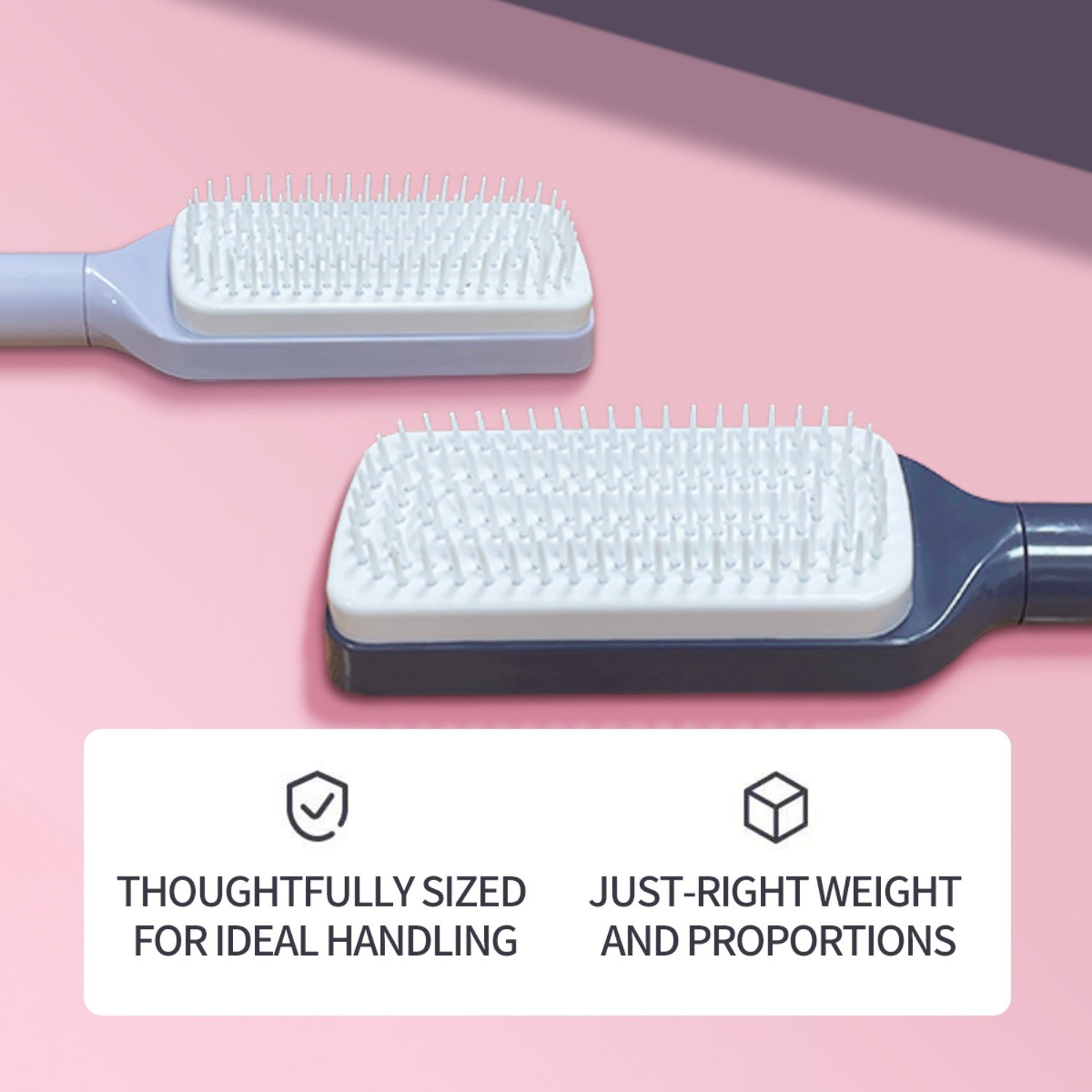 Rotating Comb Male And Female Combs Best-selling Retractable And Rotating Comb One-button Hair Removal, Anti-tangle, Anti-static, A Versatile And Portable Comb For Home Use.