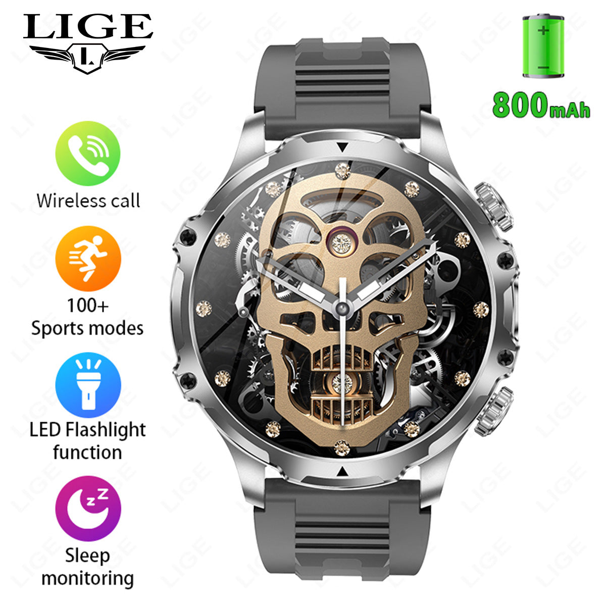 AK75 Smart Watch With Bluetooth Calling