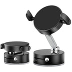 Upgraded Wireless Magnetic 360 Degree Rotating Adjustable Folding Car Phone Holder Strong Suction Power Is Suitable For Magsafe And All Smartphones