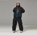 Unisex Windproof And Waterproof Loose-fitting Fashionable Ski Suit Set