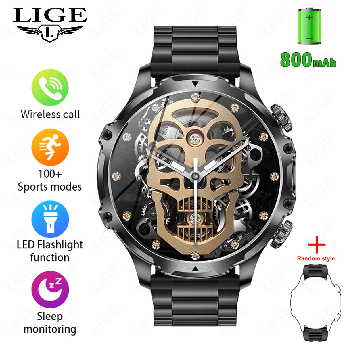 AK75 Smart Watch With Bluetooth Calling