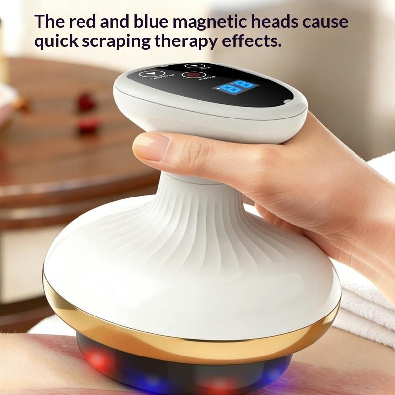 Electric Gua Sha Board Beauty Massager Cupping Device Electric Meridian Brush Home Abdominal Massage Gua Sha Board Massager